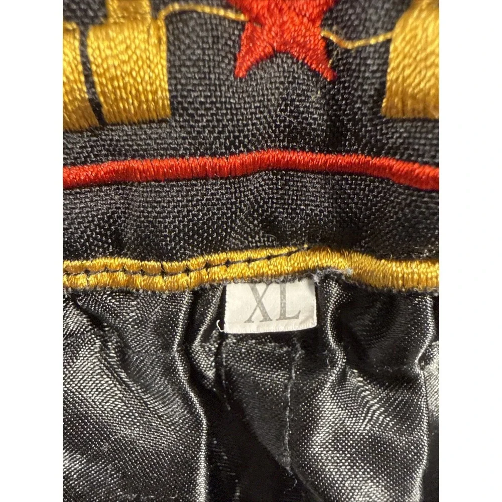 Thai Boxing Shorts Mens XL Muay Thai Kickboxing Satin Fight Training Trunks